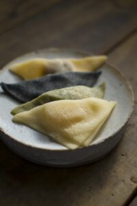 八つ橋と和食器